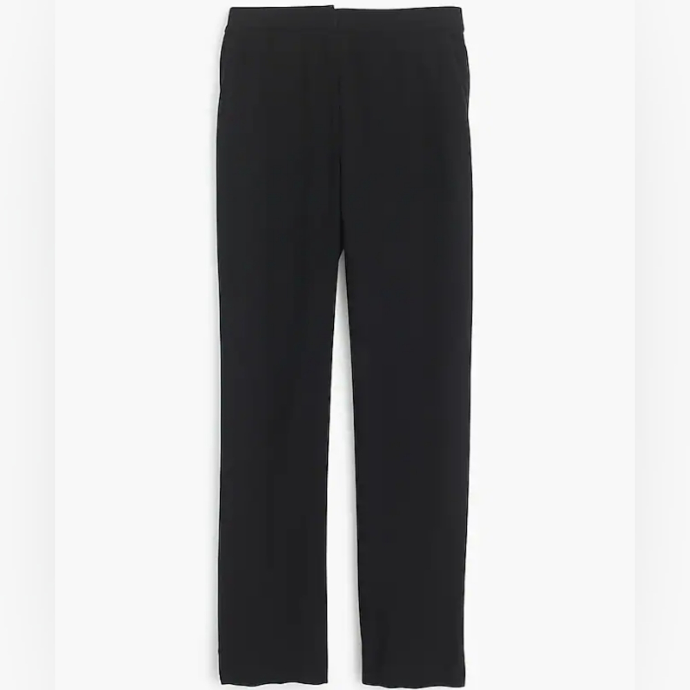 New never worn J.Crew Pull-on easy pant in matte crepe, black, sz4, Item G7462